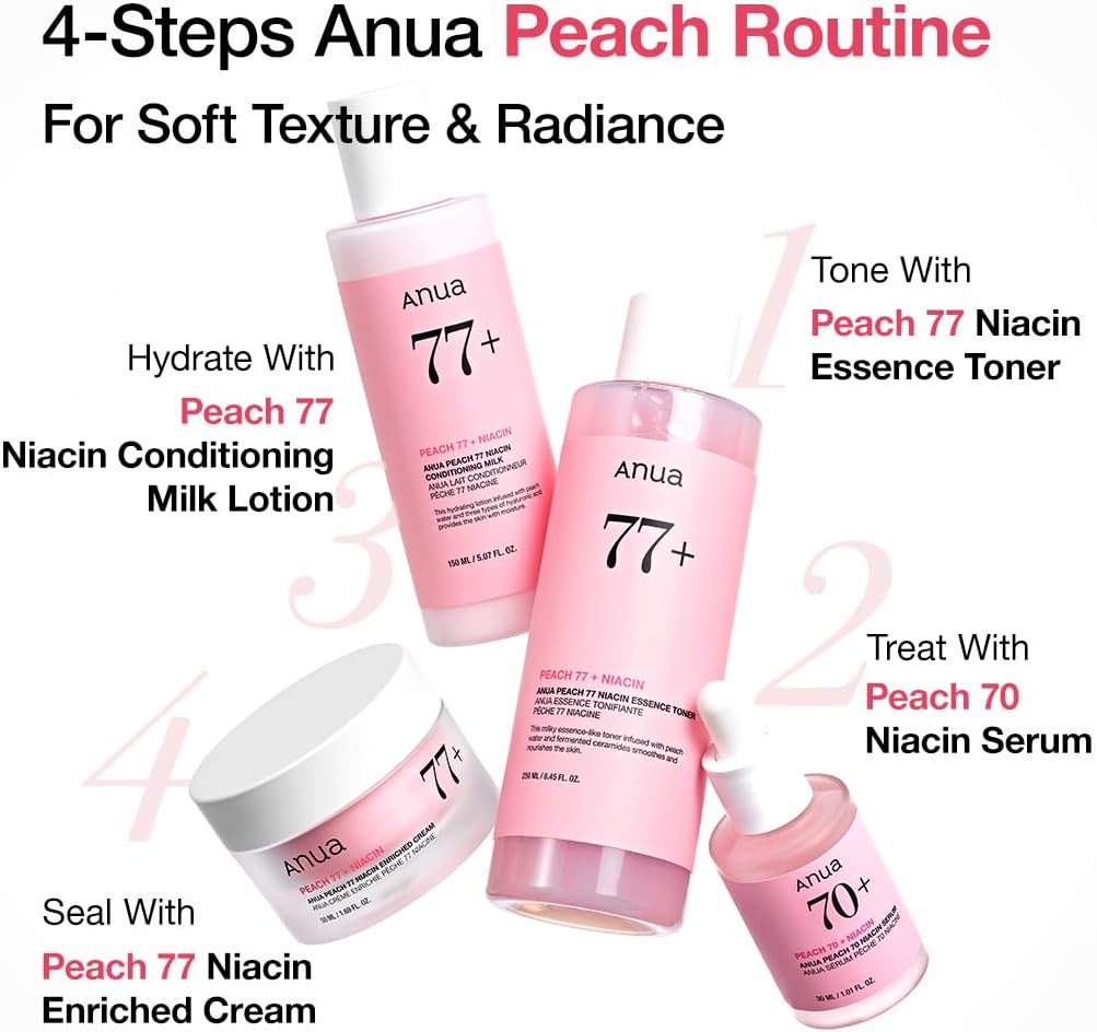 Anua Peach 77 Niacin Essence Toner, 8.45 fl oz - Image 5