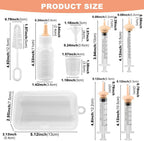 Precision liquid feeding syringes for puppies and kittens