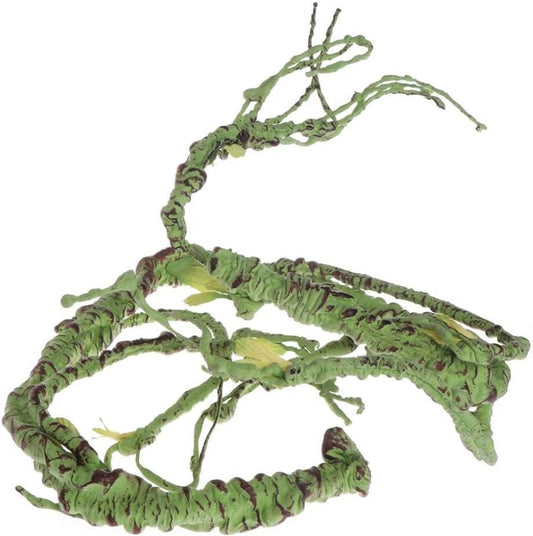 Pinvnby flexible jungle vine front view for reptile habitat
