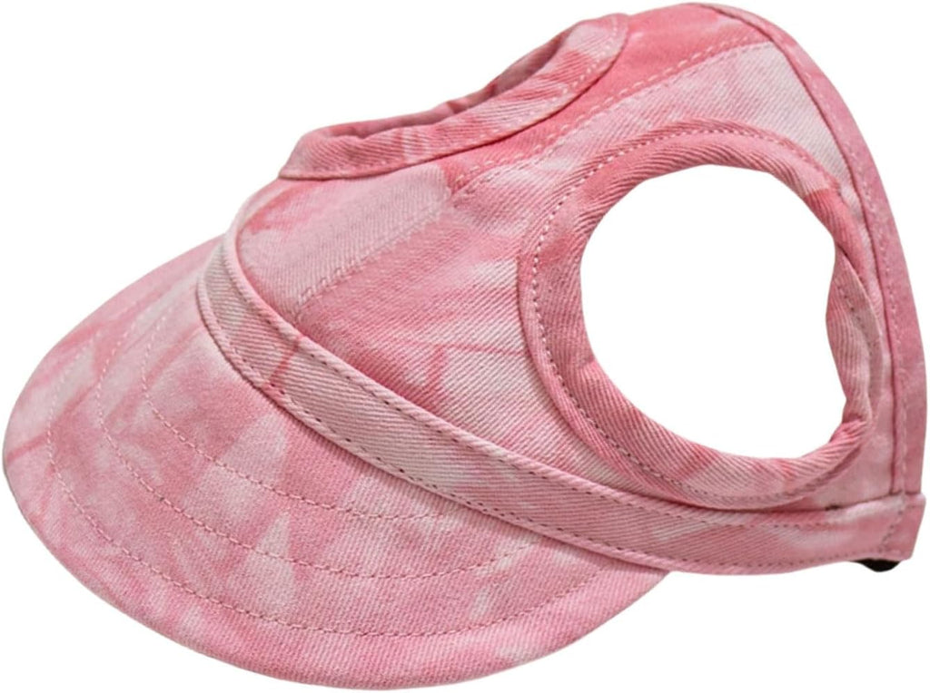 Dog Baseball Cap,1PC Pet Summer Beach Peaked Cap Dog Hat with Ear Holes, Adjustable Cat Visor Sunbonnet Hat for Small Medium Large Dogs (Solid Red, X-Large) - Image 15