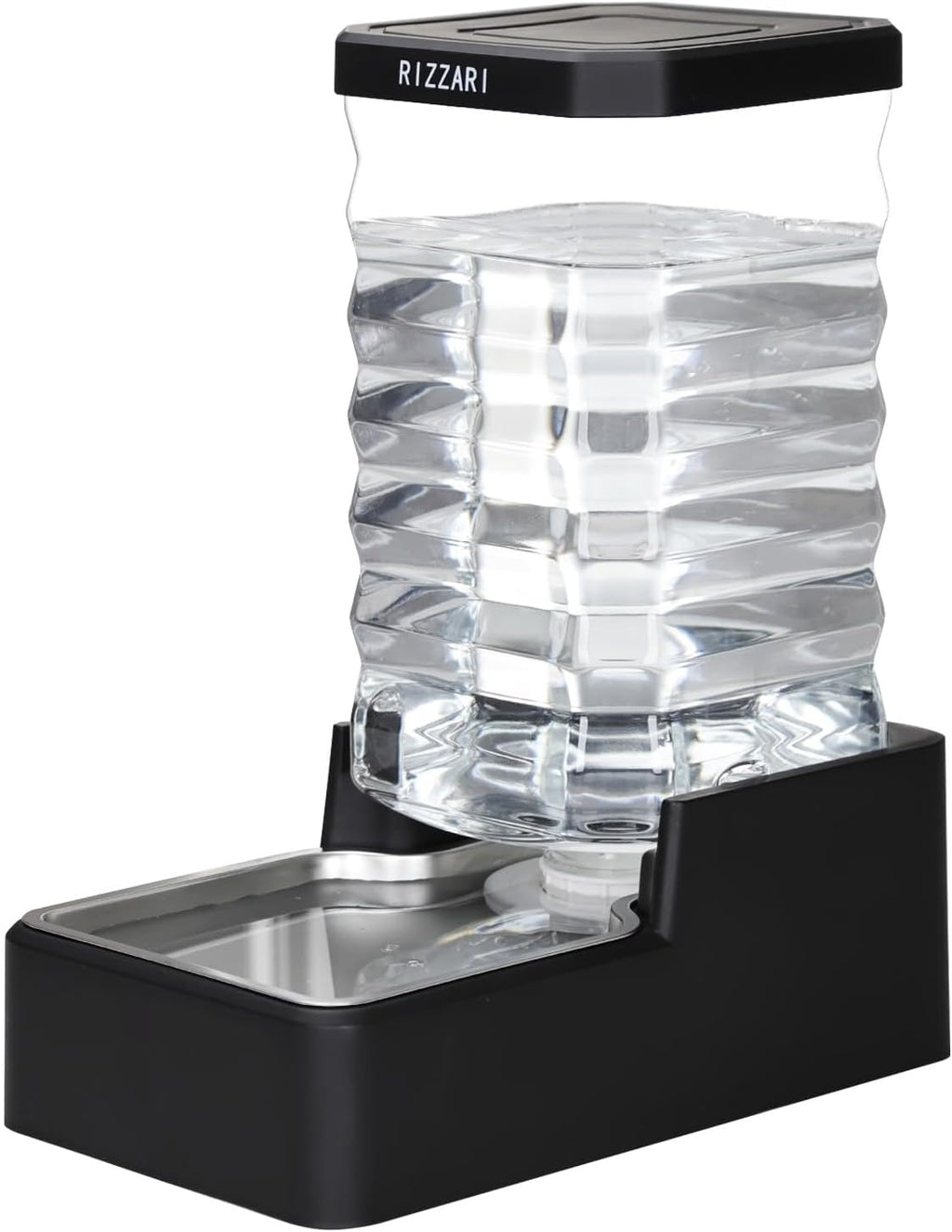 RIZZARI Stainless Steel Pet Water Feeder: 9L Large Gravity Leak-Proof Auto Refill Water Dispenser -Ideal for Multi-Pet Homes- Anti-Tip Base -No Filter- Easy Clean - for 30-60 LB Dogs- Home/Garage - Image 13