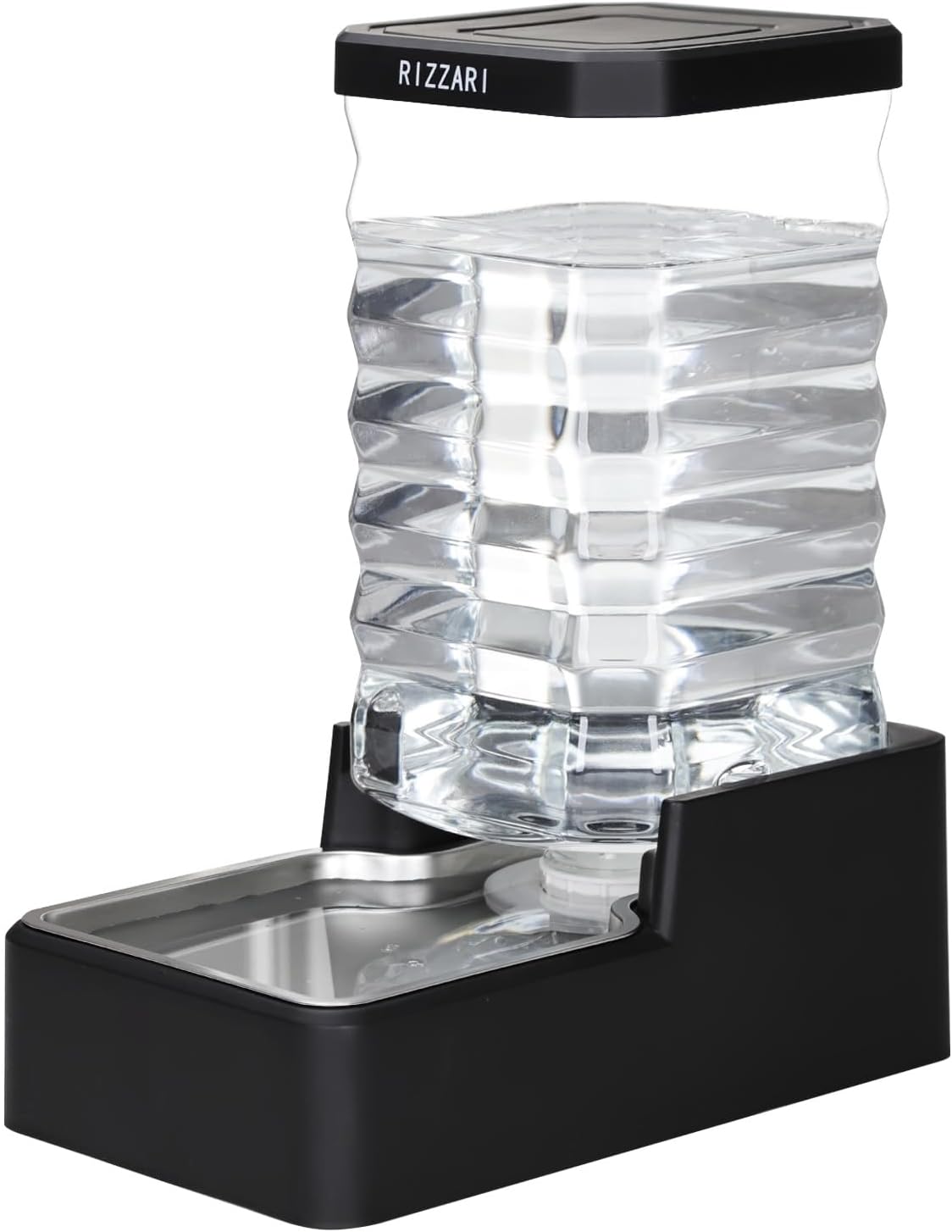 RIZZARI Stainless Steel Pet Water Feeder: 9L Large Gravity Leak-Proof Auto Refill Water Dispenser -Ideal for Multi-Pet Homes- Anti-Tip Base -No Filter- Easy Clean - for 30-60 LB Dogs- Home/Garage - Image 13