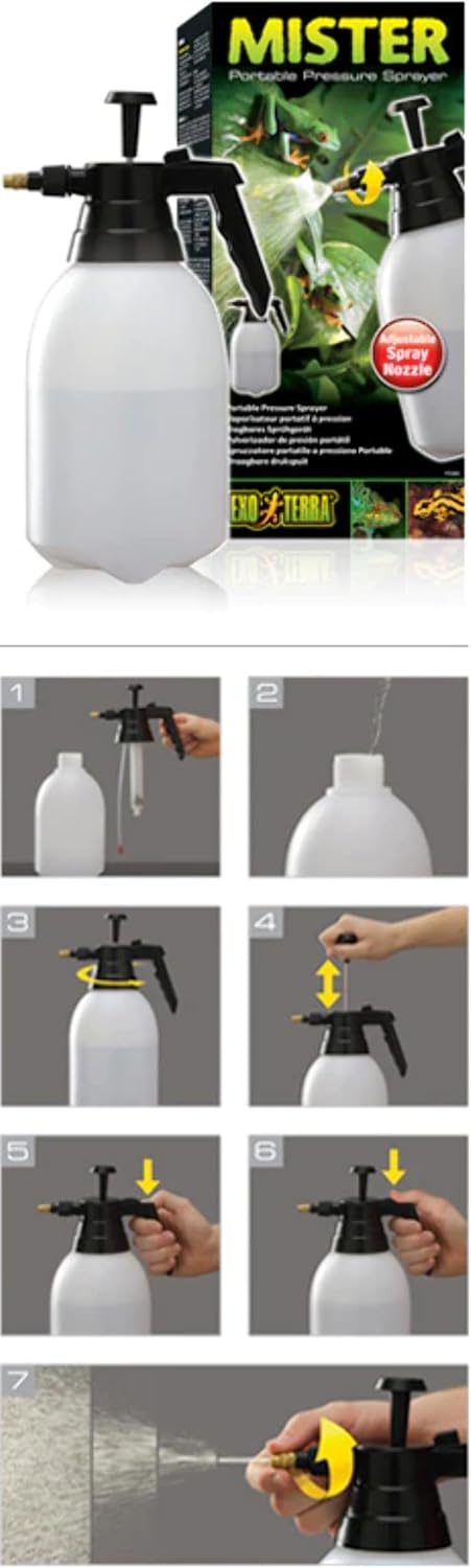 Side profile of Hagen pressure sprayer for terrariums