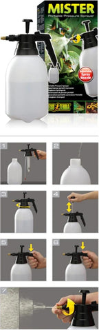 Side profile of Hagen pressure sprayer for terrariums