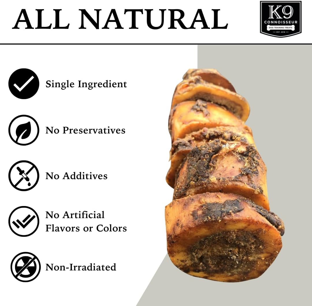 K9 Connoisseur single ingredient natural filled bone slice for small dogs