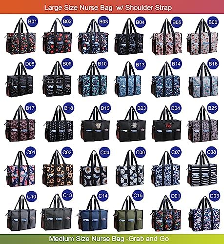 Abamerica nurse bag side view showing water bottle pockets