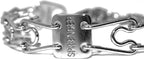 Herm Sprenger two point two five millimeter prong collar laid flat for sizing