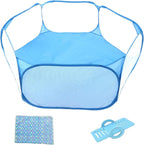 Hamiledyi hamster playpen front view showing transparent mesh panels.