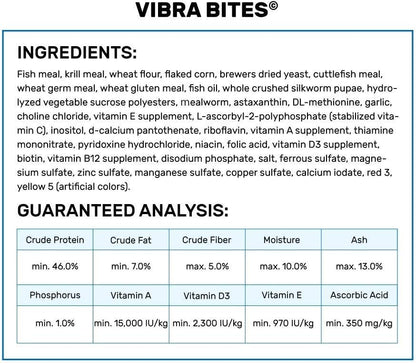 Hikari bloodworm alternative fish food sticks packaging details