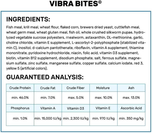 Hikari bloodworm alternative fish food sticks packaging details