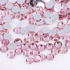 Kdkyy SS20 5mm flatback light pink rhinestones front view packaging