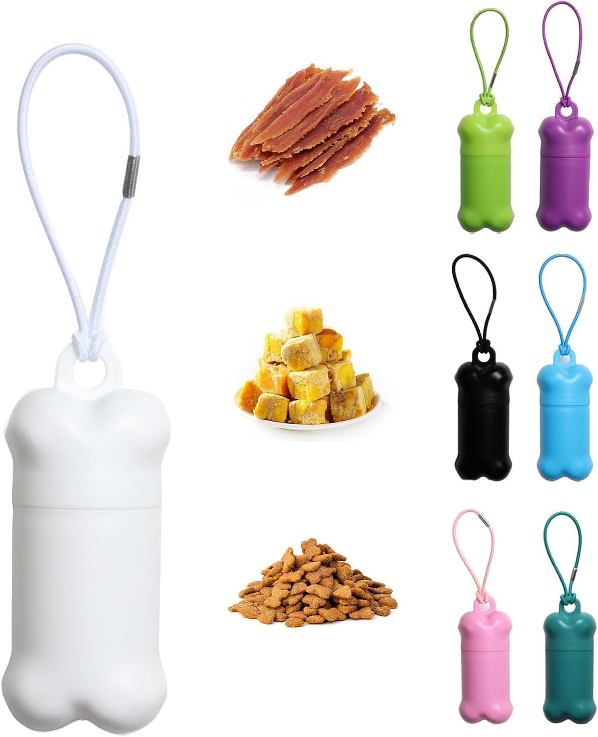 Portable Dog Treat Pouch for Pet Training, Mini Treat Holder Small Dog Treat Bag and Training Container -1 piece(Dark Green) - Image 12