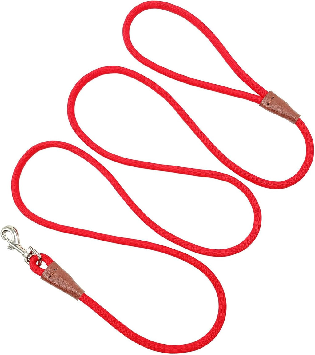 MayPaw Small Rope Dog Leash 6FT 8FT 10FT, 1/4-in Lightweight Pet Leash for Small Dogs/Puppy/Cats, Classic Colors Round Dog Lead(6ft*1/4",Purple) - Image 11