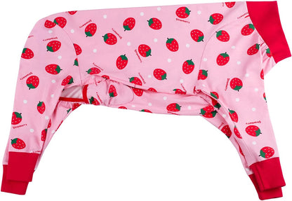 Premium imported lightweight anxiety reducing dog pajamas for post operative care.