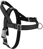 No Pull Dog Harness with Handle, Adjustable Soft Mesh Padded Reflective Walking Harness with Front Clip for Small Medium Large Dogs - Quick Fit No Escape for Training and Hiking (Pink, M) - Image 9