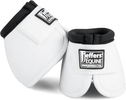 Jeffers Equine No Turn Bell Boots for Horses - Bisbee Blue, Medium | Shock Absorbing Hoof Protection | Secure Double Hook & Loop Closure, Perfect for Travel, Turnout, Training, & Riding - 1 Pair - Image 12