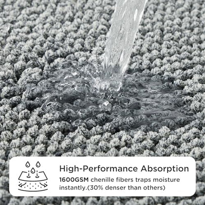 Machine washable pet mat being cleaned in a washing machine