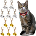 Delorigin flower charms pet collar pendants front view