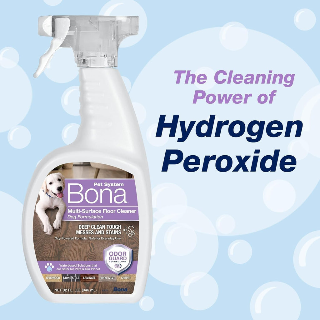 Bona multi surface floor cleaner spray packaging details