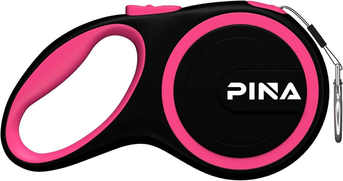 PINA Retractable Dog Leash, 26ft Dog Leash for Small Medium Large Dogs Up to 110lbs, 360 degrees Tangle-Free Strong Reflective Nylon Tape, with Anti-Slip Handle, One-Handed Brake, Lock - 2PACK - Image 14