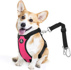 VavoPaw Dog Seat Belt, Safety Vest Dog Car Harness with Adjustable Buckle Dog Seat Belt for Vehicle Nylon Pet Safety Seat Belts Heavy Duty(L, Black) - Image 9