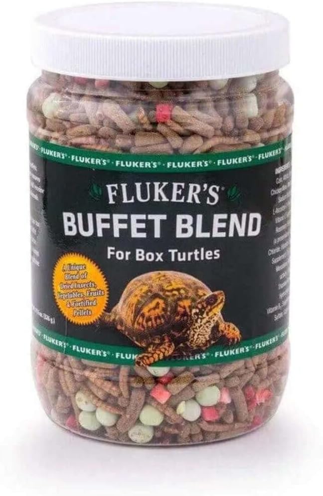 Authentic USA imported Fluker's reptile food container display