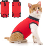 Cat Recovery Suit for Abdominal Wounds or Skin Diseases, Cat Onesie for Cats After Surgery Female Kitten Recovery Suit, Breathable E-Collar Alternative for Cats After Spay Anti Licking Wounds - Image 12