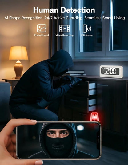 Indoor security camera motion detection sensor close up