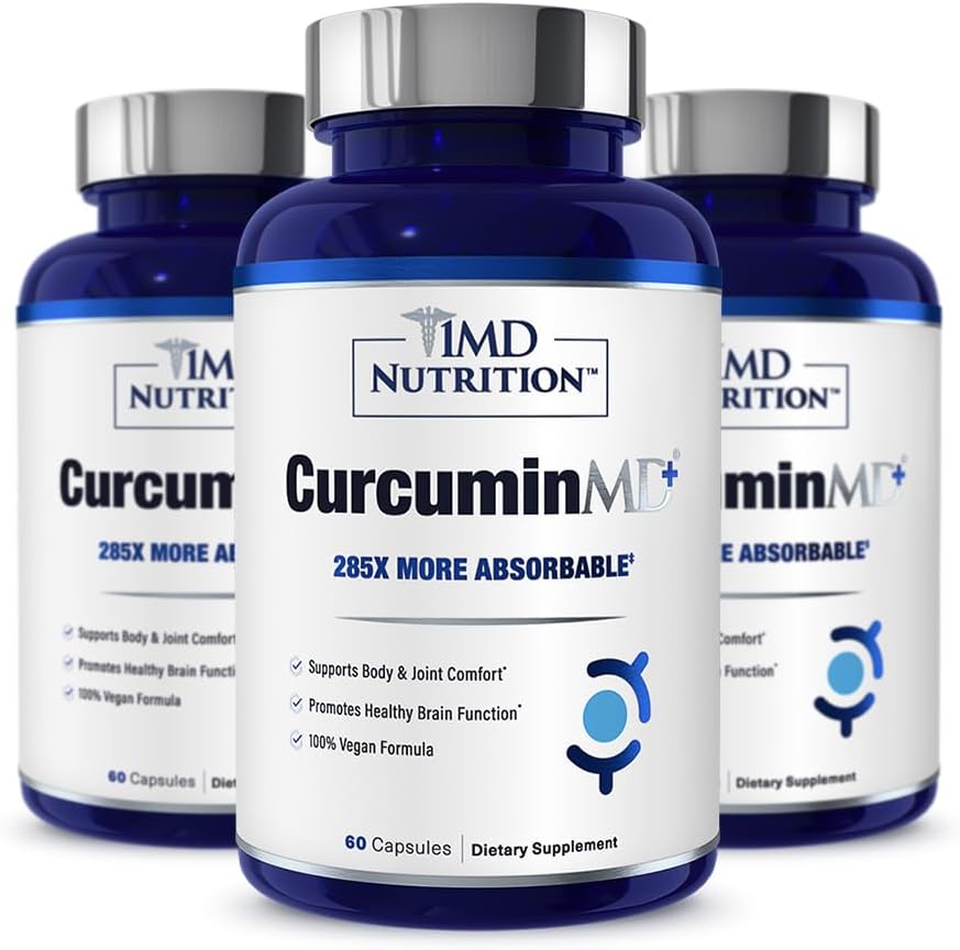 1MD CurcuminMD Plus Turmeric Curcumin with Boswellia Serrata