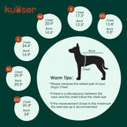 Kuoser dog surgery recovery suit highlighting the long sleeve leg protection.