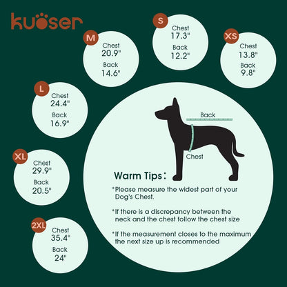 Kuoser dog surgery recovery suit highlighting the long sleeve leg protection.