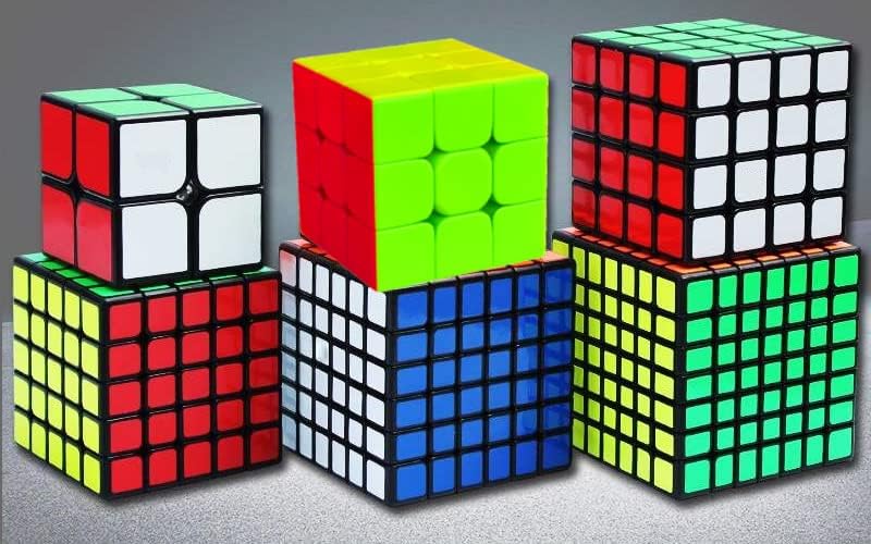 Top down perspective of the fully solved IRRDFO 4x4 twisty puzzle for brain training.