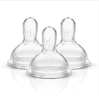 Medela silicone wide base nipple detail