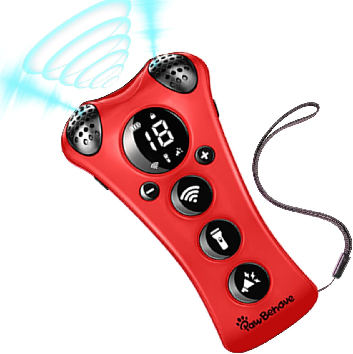 PawBehave portable ultrasonic bark deterrent device side view