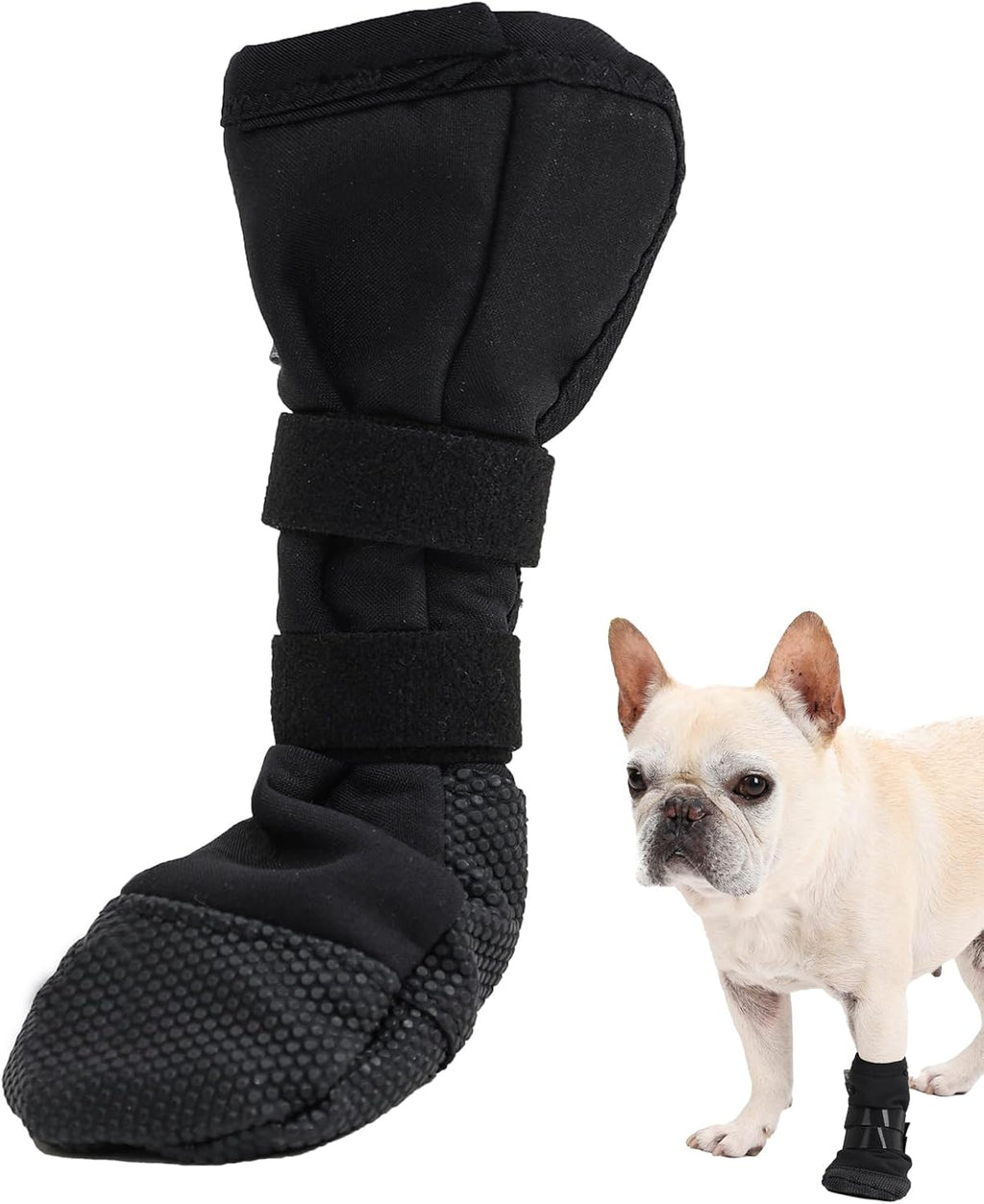 Etial dog paw wound recovery boot front view for medium dogs