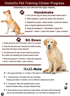 HoAoOo Dog Clicker two pack package contents for positive reinforcement training