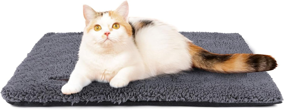 Self Warming Cat Bed Self Heating Cat Dog Mat 24 x 18 inch Extra Warm Thermal Pet Pad for Indoor Outdoor Pets with Removable Cover Non-Slip Bottom Washable Non Electric - Image 11