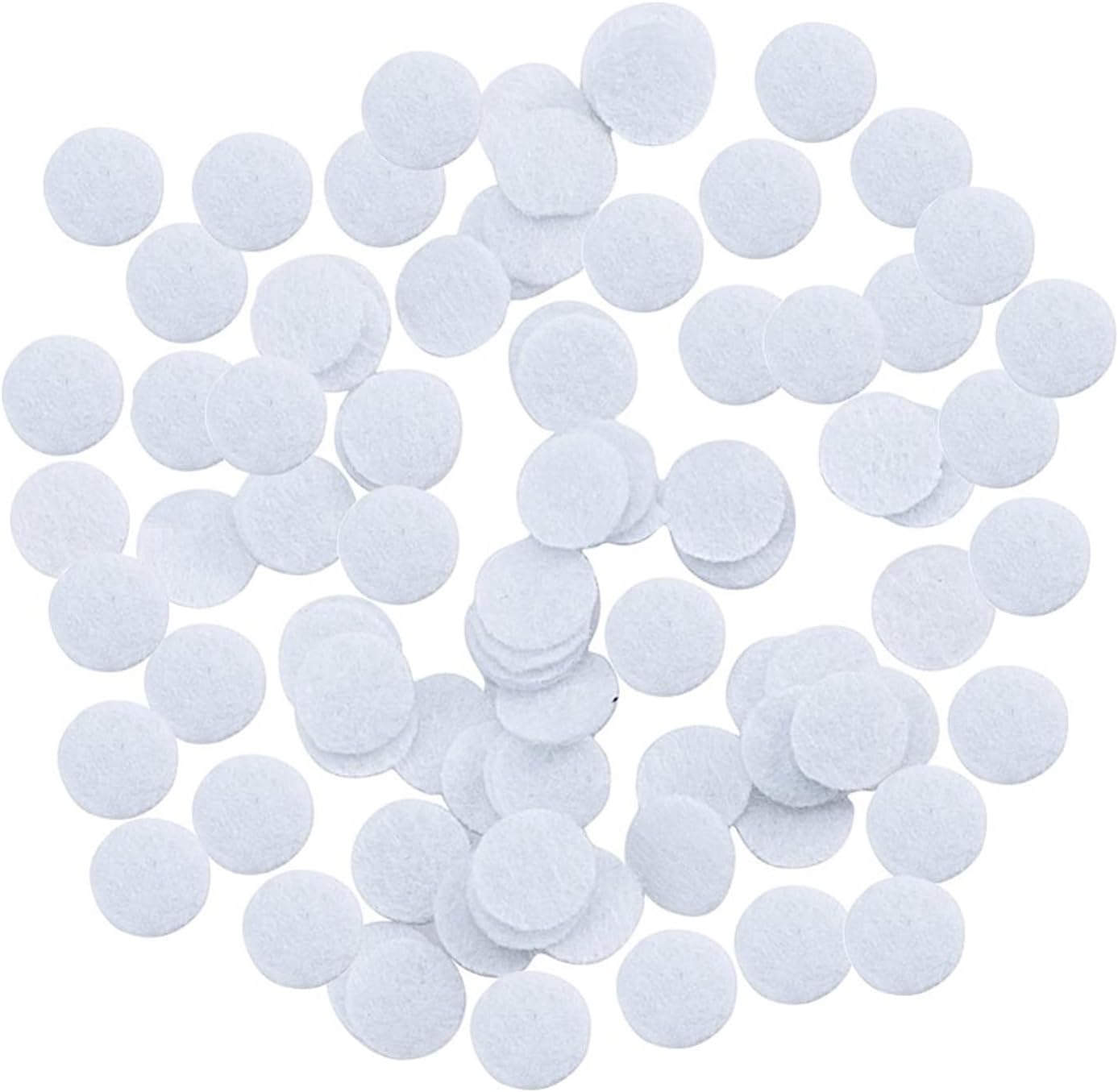 PETDCHEB microdermabrasion cotton filters 10mm front view of bulk pack
