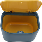 Side profile of Atorse litter trash can with smooth rounded edges