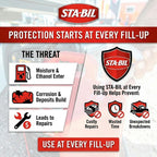 STA-BIL In-Season Protection Fuel System Treatment, 10 oz - Treats 50 Gallons - Fuel System Cleaner & Injector Cleaner, Improves MPG & Engine Performance, Prevents Corrosion & Ethanol Damage - Image 3
