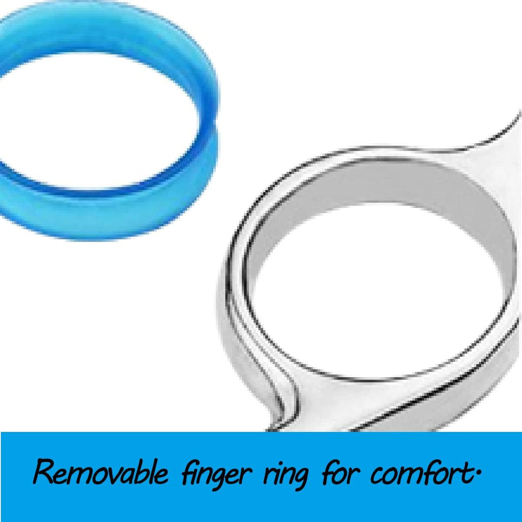 Ergonomic handle and corrosion resistant blades of Nlmskzzy pet scissors