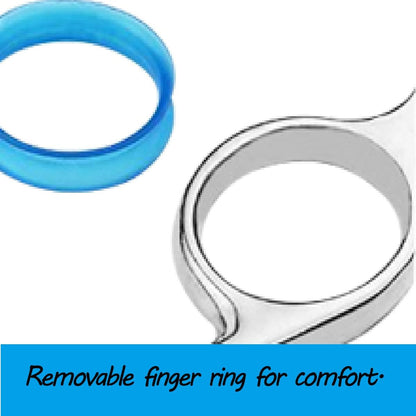 Ergonomic handle and corrosion resistant blades of Nlmskzzy pet scissors