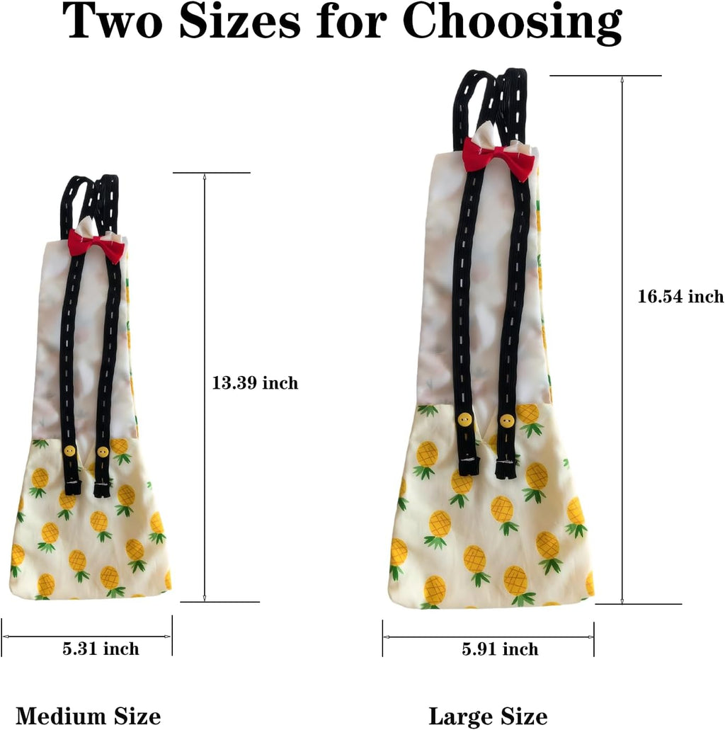 UKJENT chicken diapers showcasing the adjustable shoulder straps