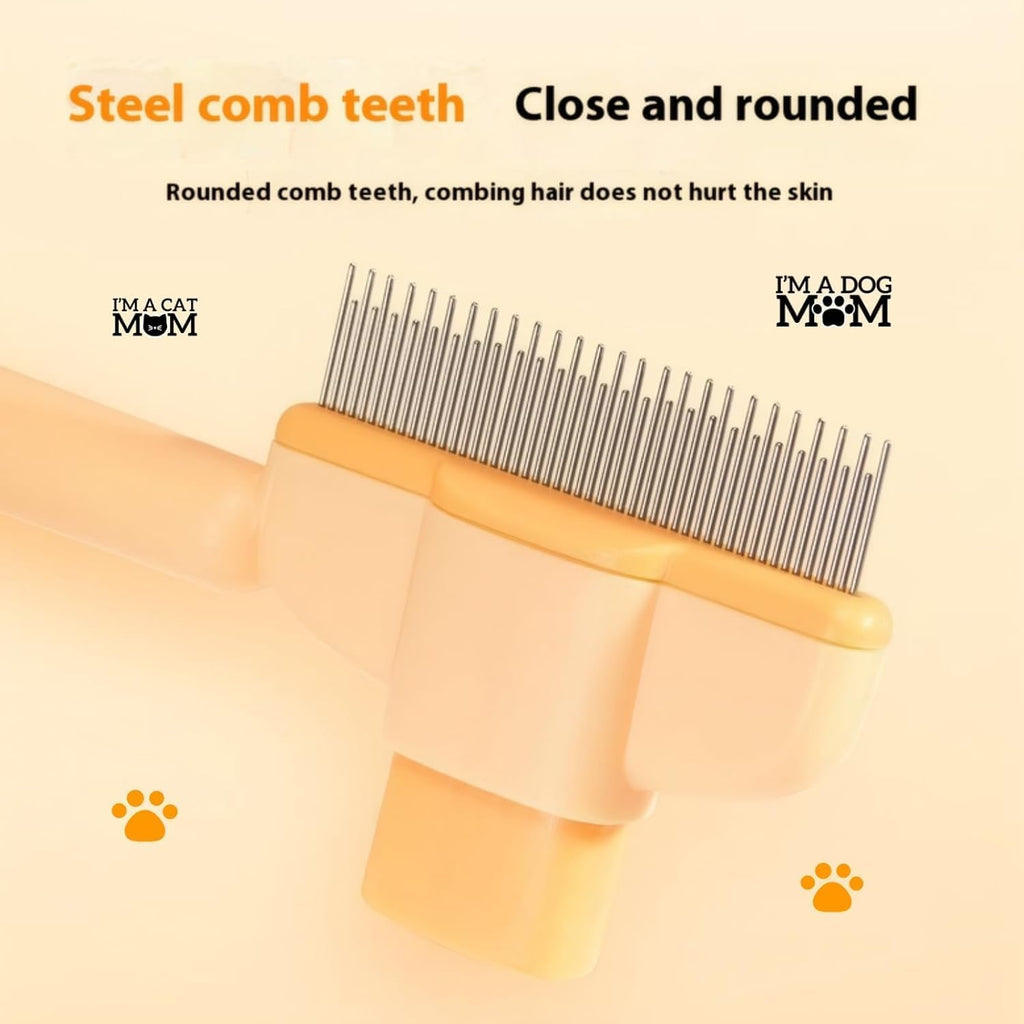 Kruggo tick and lice removal tool banana yellow variant for cats