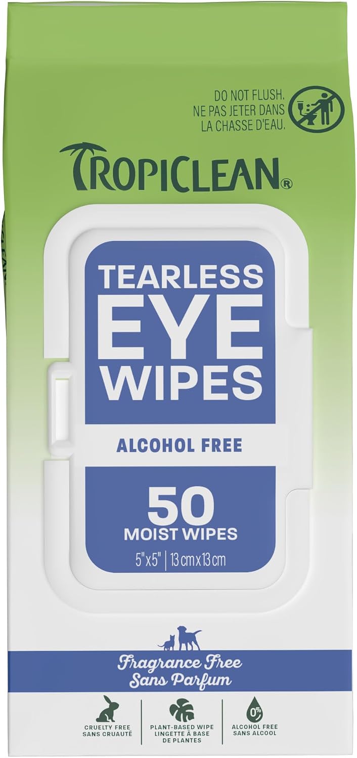 TropiClean Deep Cleaning Pet Wipes, 100ct - Wipes for Dogs & Cats - Gently Removes Dirt, Dander & Smells - for Pet Paws, Face, Body & Bottom - Sweet Berry & Coconut Scent - Image 12