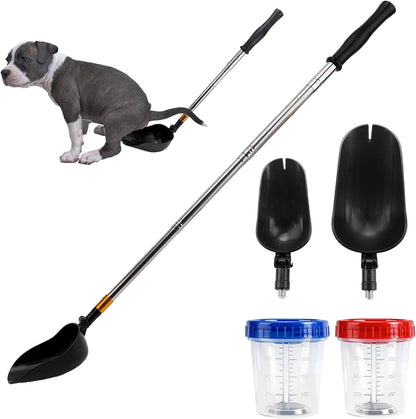Paidiem telescopic urine collector for dogs and cats front view lifestyle product shot.