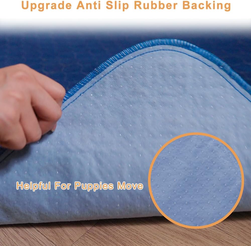 Non-slip backing of Trusupetta dog training pee pads