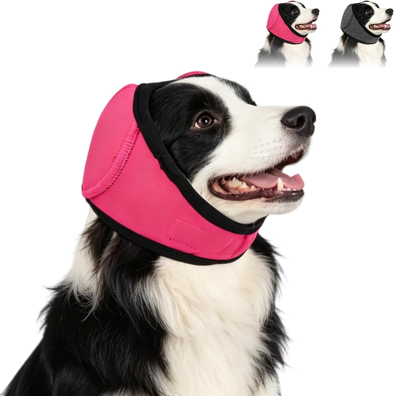 Yetary noise reduction pet snood headband packaging view from the USA.