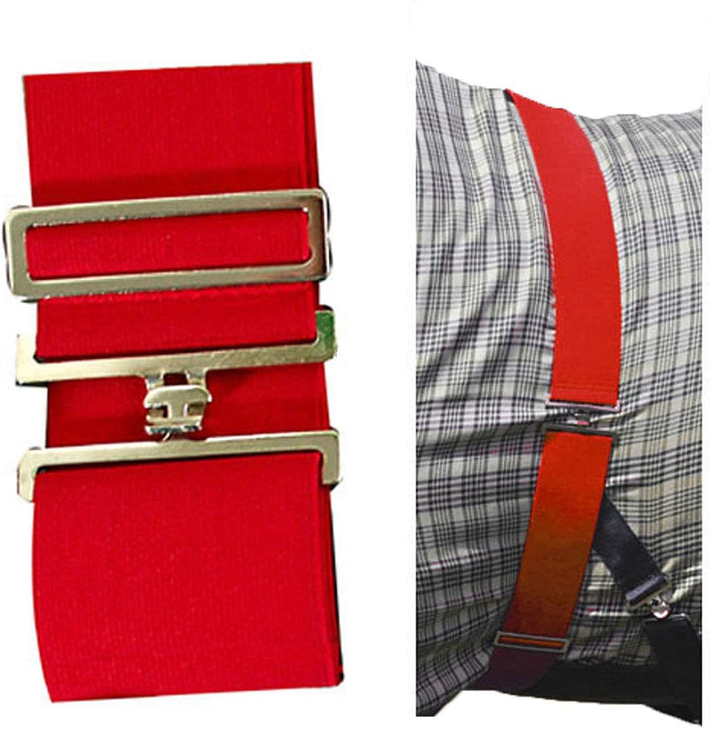 Intrepid International horse blanket surcingle front view and elastic texture