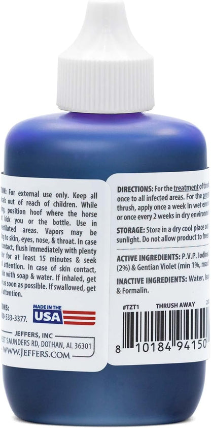 Jeffers Equine single application formula for wet and dry ranch conditions.